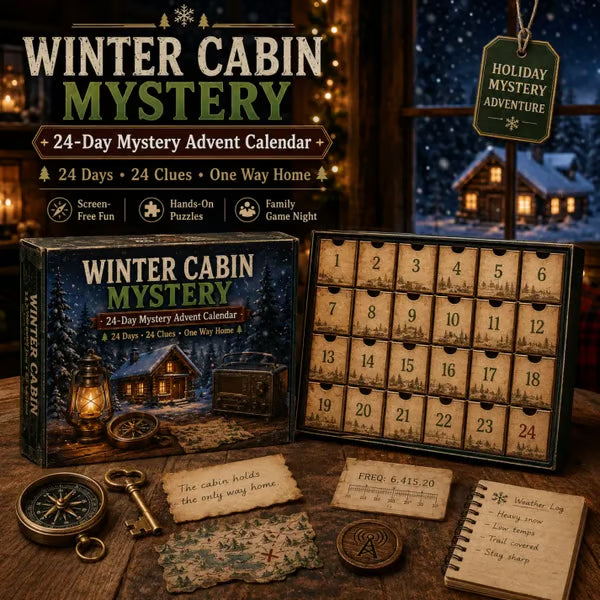⏳ Last Day 50% OFF – 🎁✨ 24-Day Mystery Adventure Advent Calendar Collection | 24 Clues, Hands-On Puzzles & One Final Reveal