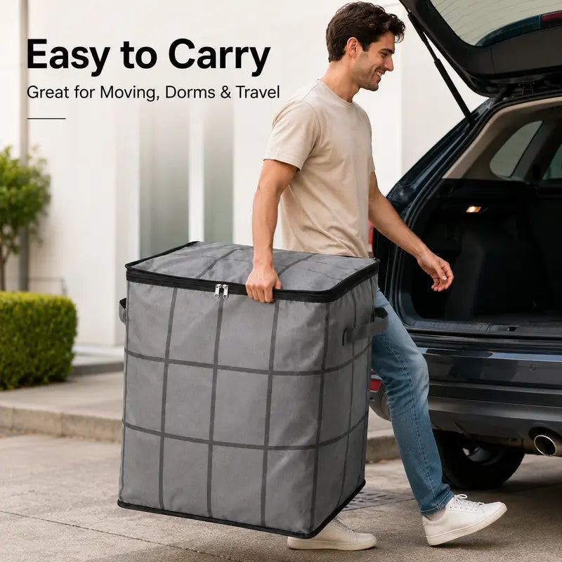 💥75K+ SOLD⚡XXL Foldable Storage Bag with Reinforced Handles