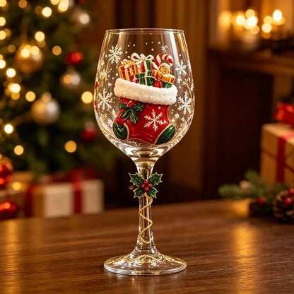 🔥 Last Day 60% OFF – 🎅 Christmas Wine Glasses