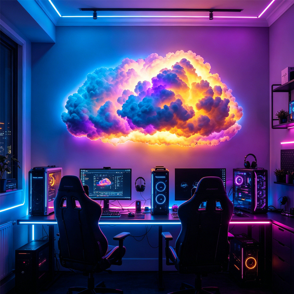 🔥 The Coolest Room Upgrade of 2026，DIY Thundercloud Lamp | Turn Any Room Into A Glowing Atmosphere ☁️⚡