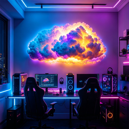 🔥 The Coolest Room Upgrade of 2026，DIY Thundercloud Lamp | Turn Any Room Into A Glowing Atmosphere ☁️⚡