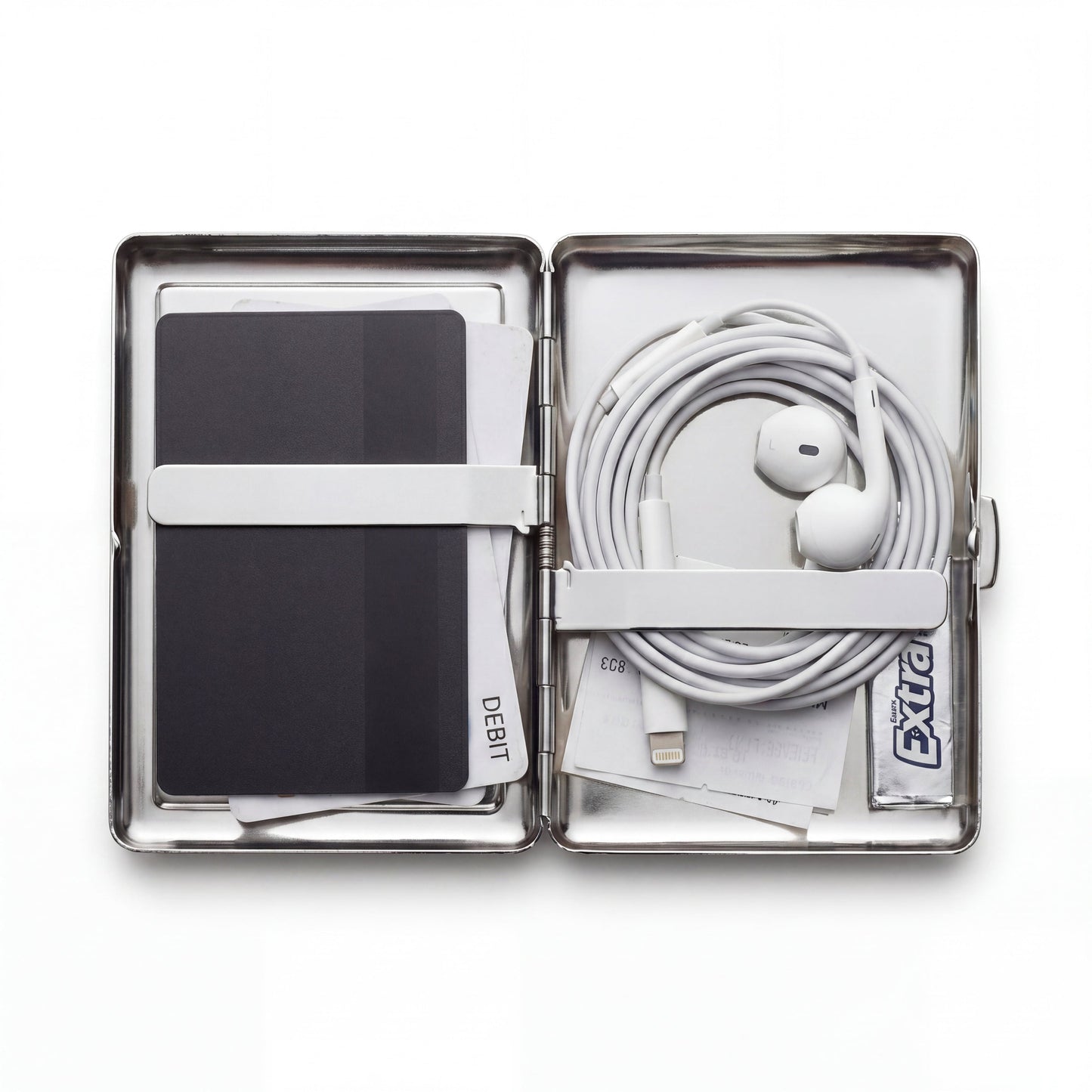 Evil Eye Chrome Cardholder Wallet