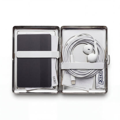 Evil Eye Chrome Cardholder Wallet
