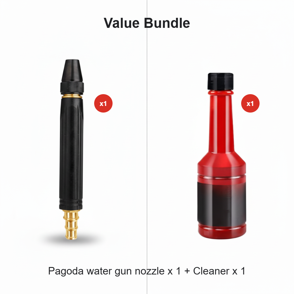 Water gun nozzle + Cleaner👍👍