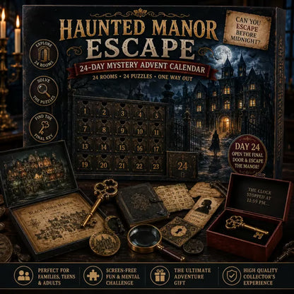 ⏳ Last Day 50% OFF – 🎁✨ 24-Day Mystery Adventure Advent Calendar Collection | 24 Clues, Hands-On Puzzles & One Final Reveal