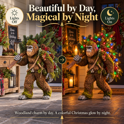 🎄2027 Woodland Bigfoot – Lighted Christmas Porch Decor