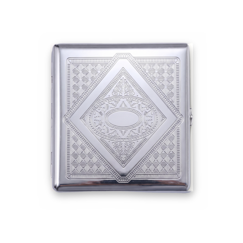 Evil Eye Chrome Cardholder Wallet