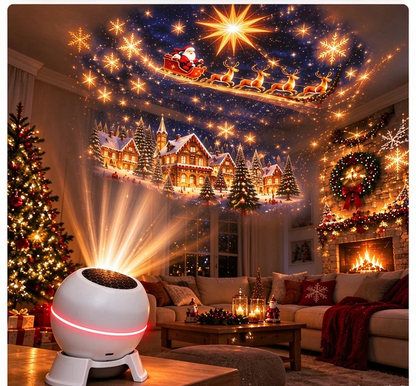 🎄 Christmas Projector Light – Indoor Holiday Projection Lamp for Walls & Ceilings