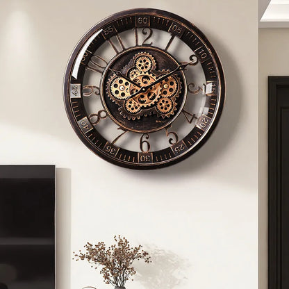 🕰️Flash Sale 50% OFF💥Retro Gear Mechanical Wall Clock