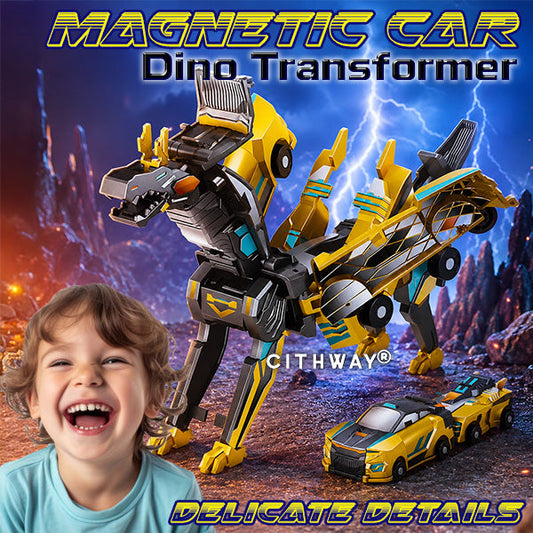 Rovzor® Magnetic Dino Transformer Car