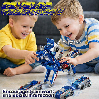 Rovzor® Magnetic Dino Transformer Car