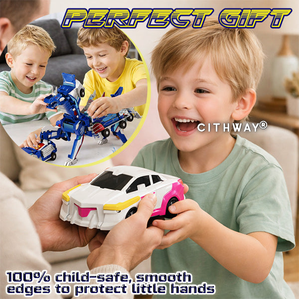 Rovzor® Magnetic Dino Transformer Car