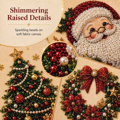 🎄Christmas Pre Sale $19.99!!⚡50K+ SOLD!🎅🧘Relaxing & Beginner-Friendly - 🎨💎DIY Christmas Pearl Art Kit
