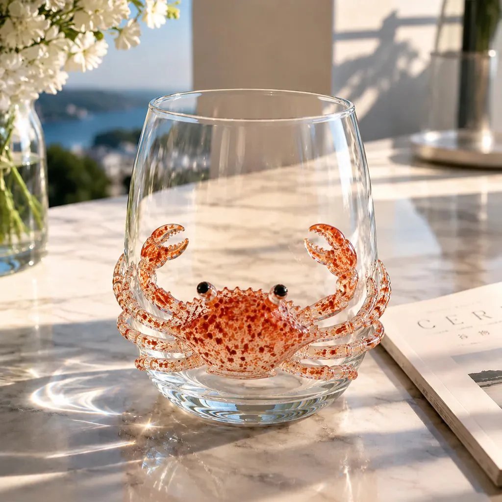 🐙 Last Day 50% OFF🎁 | Bring the Ocean to Every Sip with Stunning 3D Artisan Glassware 🌊