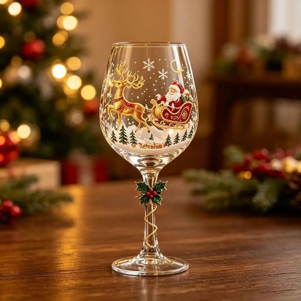 🔥 Last Day 60% OFF – 🎅 Christmas Wine Glasses