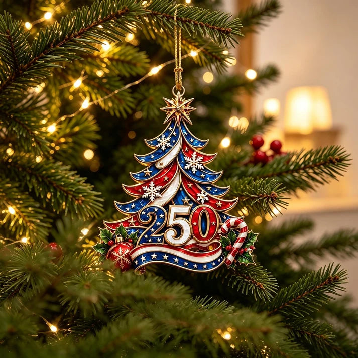 🎁Last Day 50% OFF🔥USA 250th Anniversary Christmas Ornament