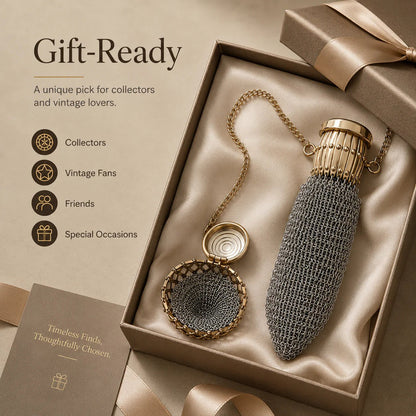 🔥🪙Vintage-Inspired Metal Mesh Coin Purse – Expandable Stainless Steel Pocket Wallet &amp; Collectible Gift - Silver