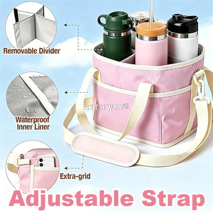 Rovzor® 4-grid Insulated Drink Bottle Carrier Bag