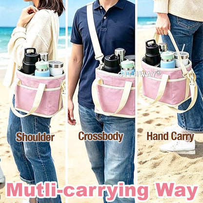 Rovzor® 4-grid Insulated Drink Bottle Carrier Bag