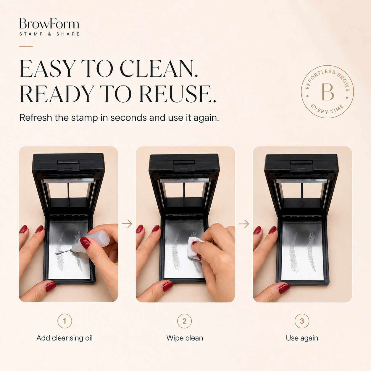 ⏰️Flash Sale 50% OFF💥BrowForm Stamp