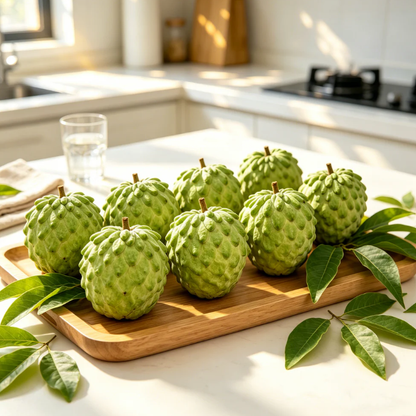 🌱Sugar Apple Seeds – 50grains Grow Exotic Tropical Fruit at Home 🌴-wsm
