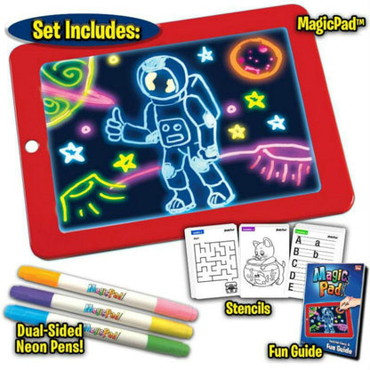 Magic 3D Drawing Board for Kids – Creative Scratch Art Painting Kit with 3D Glasses
