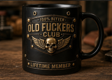Old F*ckers Club black mug