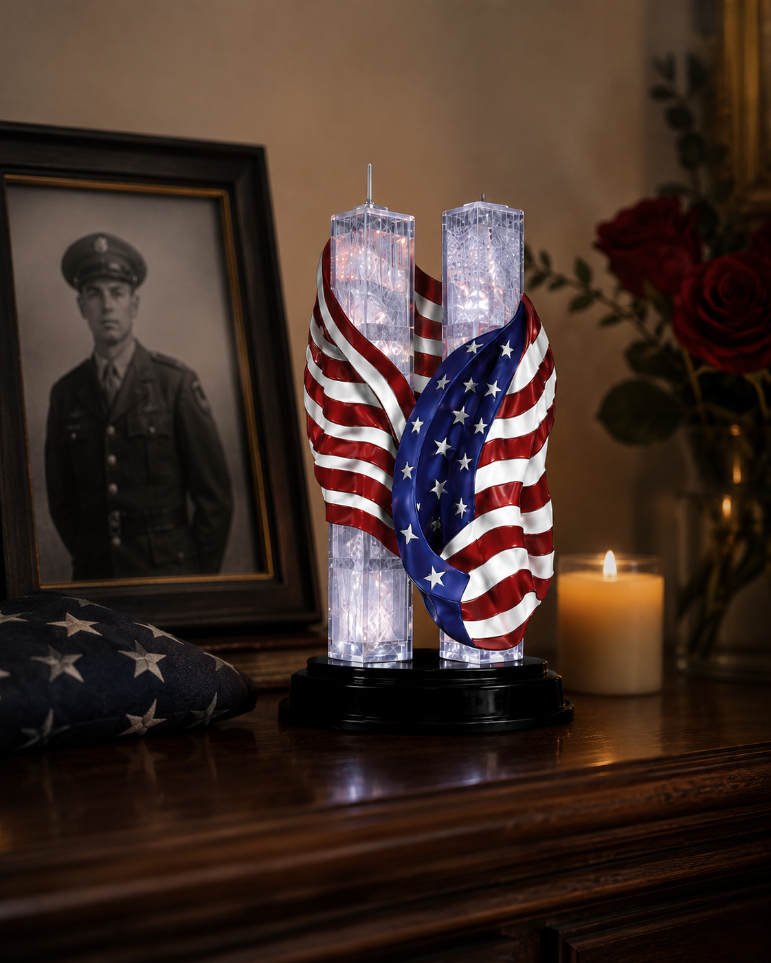 💥Patriotic Sculptures In Remembrance Of September 11