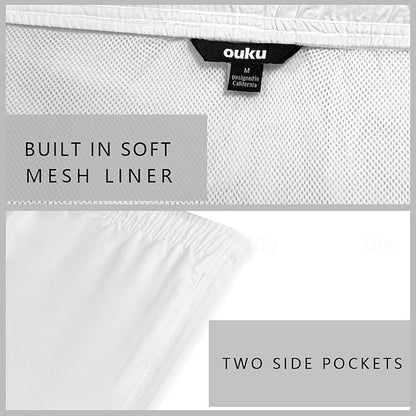 Men's Optical Illusion 3D Cartoon Smile Face Swim Trunks Swim Shorts Board Shorts Mid Waist Funny Hawaiian Beach Vacation Wear Side Pockets Mesh Lining Elastic Drawstring Waist Designer Clothing