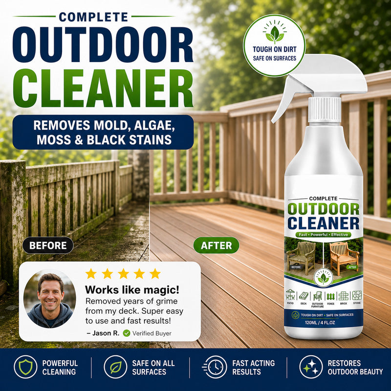 🔥BUY 1 GET 1 FREE🔥Multi-Surface Outdoor Cleaning Spray & 120ml+towel