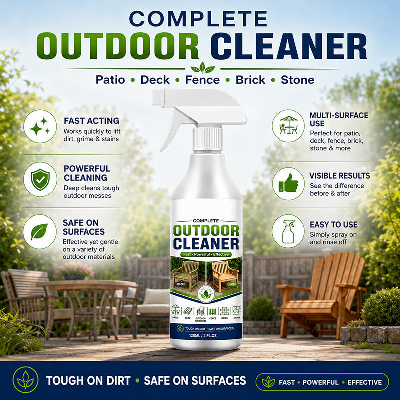 🔥BUY 1 GET 1 FREE🔥Multi-Surface Outdoor Cleaning Spray & 120ml+towel