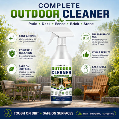 🔥BUY 1 GET 1 FREE🔥Multi-Surface Outdoor Cleaning Spray & 120ml+towel