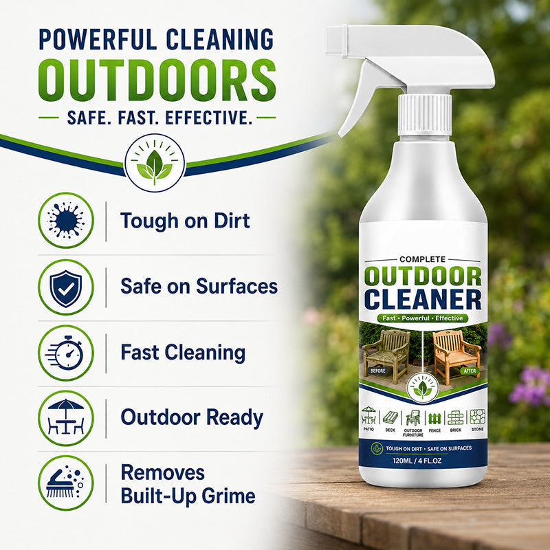 🔥BUY 1 GET 1 FREE🔥Multi-Surface Outdoor Cleaning Spray & 120ml+towel